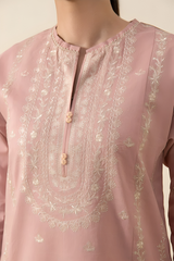 Dhanak 3PC Embroidered Shirt with Chiffon Embroidered Dupatta – ZC3133
