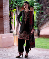 Jazmin Dhanak 3PC Embroidered Shirt with Printed Dupatta – ZC678