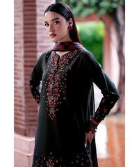 Jazmin Dhanak 3PC Embroidered Shirt with Printed Dupatta – ZC678