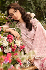 3PC Printed Lawn Zarri Shirt with Voile Printed Dupatta – ZC1530