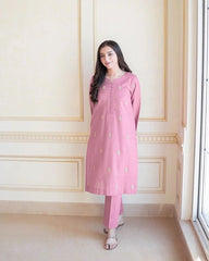 Dhanak 3PC Embroidered Ensemble – ZC1298