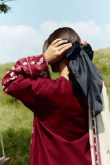 Zara Shahjahan 3PC Dhanak Embroidered Shirt with Digital Printed Shawl – ZC282