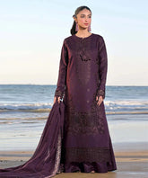 Female Studio Dhanak 3PC Embroidered Shirt with Dhanak Embroidered Dupatta – ZC176