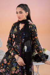 Karandi-3PC Embroidered Shirt with Karandi Printed Dupatta -3434