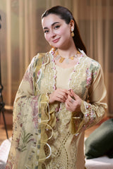 Dhanak-3PC Embroidered Shirt with Digital Printed Wool ShaDhanak 3PC Embroidered Shirt with Digital Printed Wool Shawl – ZC3333wl-3333