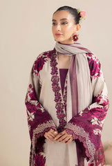 3PC Karandi Printed Shirt with Karandi Printed Dupatta and Trouser – ZC1706