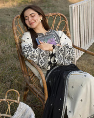 Lawn 3PC Embroidered Shirt with Organza Embroidered Dupatta – ZC1354