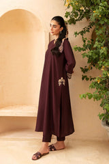 Azure Dhanak 2PC Embroidered Ensemble – ZC660