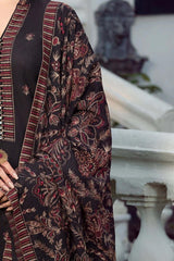 Dhanak 3PC Embroidered Shirt with Dhanak Embroidered Shawl – ZC580