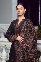 Dhanak 3PC Embroidered Shirt with Dhanak Embroidered Shawl – ZC580